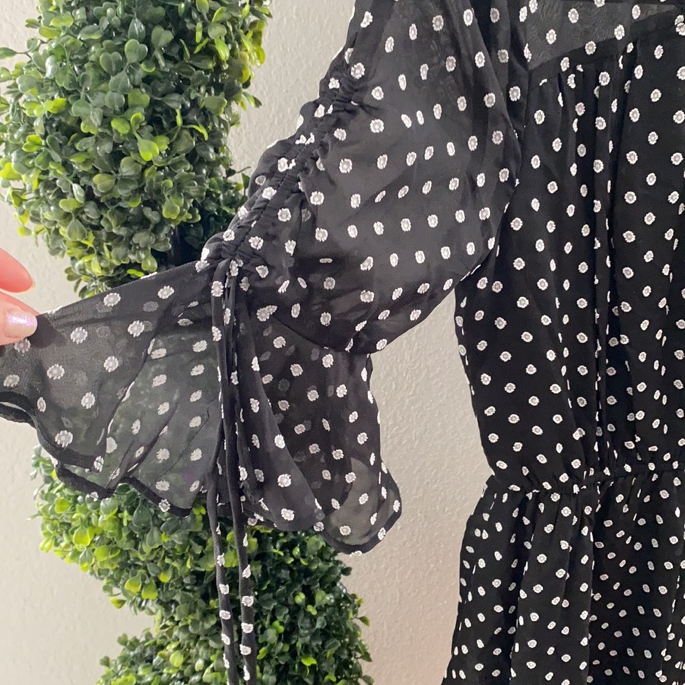 MIDI RUFFLES CASUAL DRESS - Picture 4 of 6